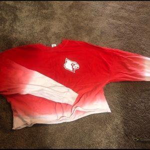 University of Louisville cropped long sleeve